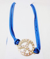 Colar/gargantilha azul paz - REF: G1110CL