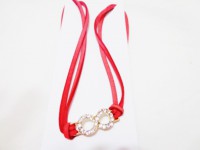 Colar/gargantilha rosado infinito - REF: G1109CL